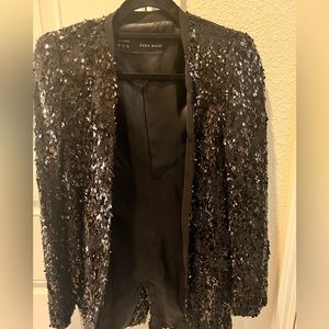 Zara sequin blazer
